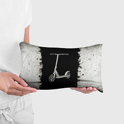 Подушка-антистресс Самокат на черно-белом, цвет: 3D-принт — фото 2