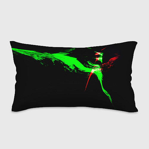 Подушка-антистресс Color black green red / 3D-принт – фото 1