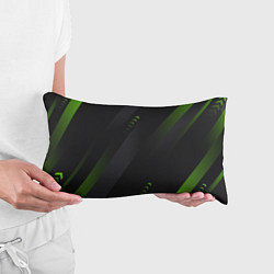 Подушка-антистресс Color black green, цвет: 3D-принт — фото 2