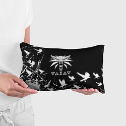 Подушка-антистресс Ведьмак дикие птицы, цвет: 3D-принт — фото 2