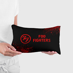 Подушка-антистресс Foo Fighters - red gradient по-горизонтали, цвет: 3D-принт — фото 2