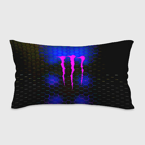 Подушка-антистресс Monster energy неоновая броня / 3D-принт – фото 1