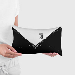 Подушка-антистресс Juventus geometry black, цвет: 3D-принт — фото 2