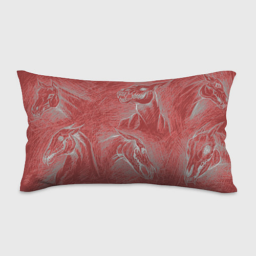 Подушка-антистресс Черепа лошадей - эскиз / 3D-принт – фото 1