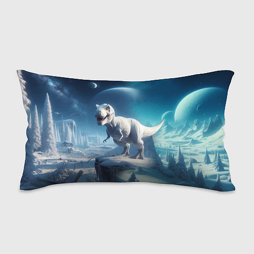 Подушка-антистресс Снежный динозавр - история вымирания / 3D-принт – фото 1