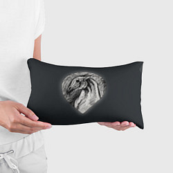 Подушка-антистресс Черепа лошадей - эскиз, цвет: 3D-принт — фото 2