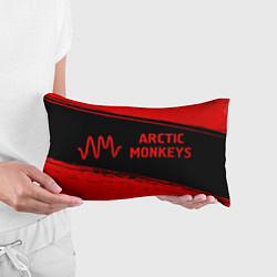 Подушка-антистресс Arctic Monkeys - red gradient по-горизонтали, цвет: 3D-принт — фото 2