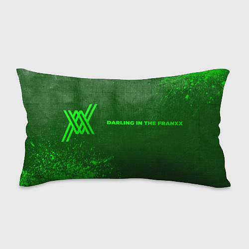 Подушка-антистресс Darling in the FranXX - green gradient по-горизонт / 3D-принт – фото 1