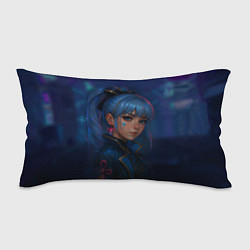 Подушка-антистресс Камисато Аяка киберпанк, цвет: 3D-принт