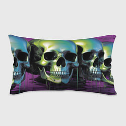 Подушка-антистресс Черепа отливающие неоном