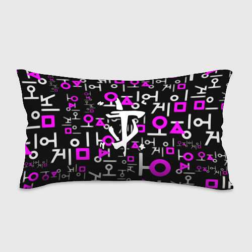 Подушка-антистресс Doom неоновый паттерн / 3D-принт – фото 1