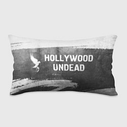Подушка-антистресс Hollywood Undead - grey gradient по-горизонтали, цвет: 3D-принт