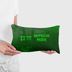 Подушка-антистресс Depeche Mode - green gradient по-горизонтали, цвет: 3D-принт — фото 2