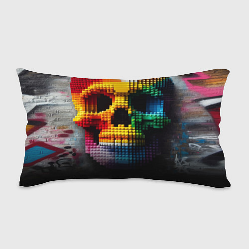 Подушка-антистресс Lego skull fantasy - ai art / 3D-принт – фото 1