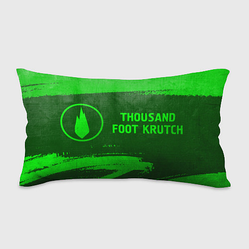 Подушка-антистресс Thousand Foot Krutch - green gradient по-горизонта / 3D-принт – фото 1