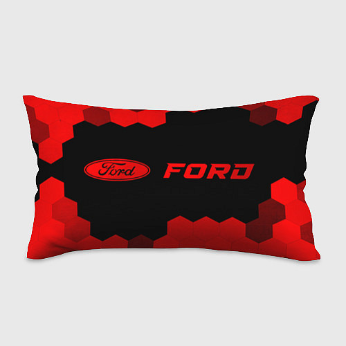 Подушка-антистресс Ford - red gradient по-горизонтали / 3D-принт – фото 1