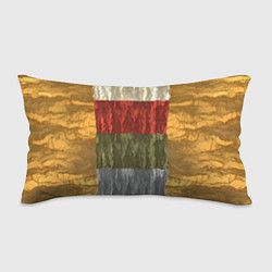 Подушка-антистресс Цветной узор абстрактная графика, цвет: 3D-принт