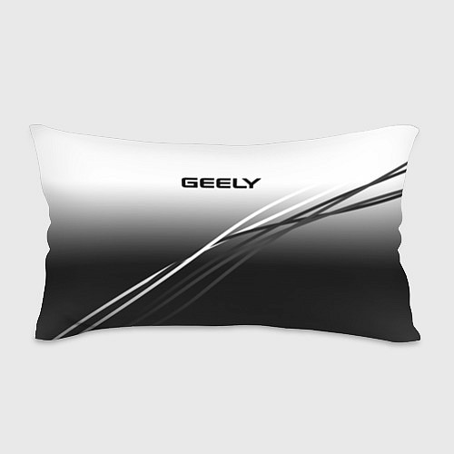 Подушка-антистресс Geely градиент из белого в тёмный с полосами / 3D-принт – фото 1