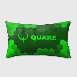 Подушка-антистресс Quake - green gradient по-горизонтали