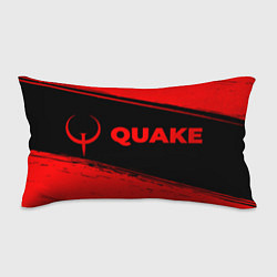 Подушка-антистресс Quake - red gradient по-горизонтали, цвет: 3D-принт