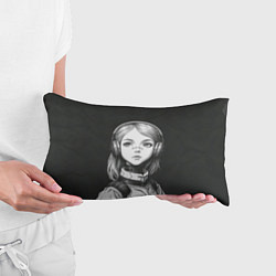 Подушка-антистресс Девушка-андроид из будущего, цвет: 3D-принт — фото 2