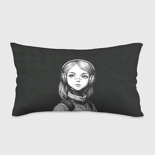 Подушка-антистресс Девушка-андроид из будущего / 3D-принт – фото 1