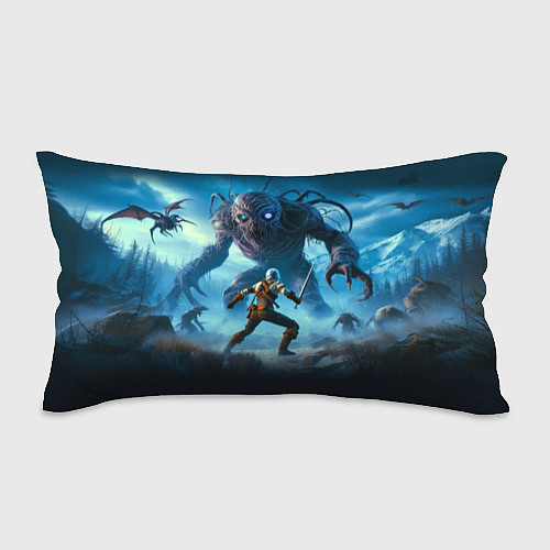 Подушка-антистресс Ciri vs dark monster - Witcher 4 / 3D-принт – фото 1