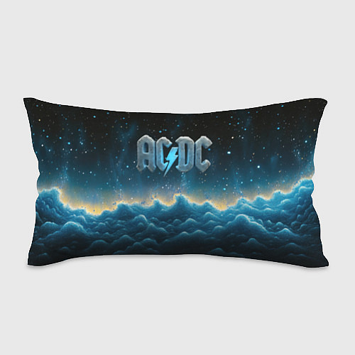 Подушка-антистресс ACDC логотип ледяной с молнией / 3D-принт – фото 1