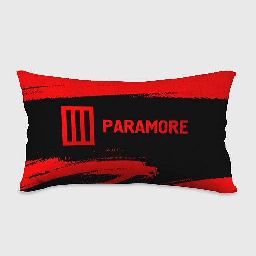 Подушка-антистресс Paramore - red gradient по-горизонтали / 3D-принт – фото 1