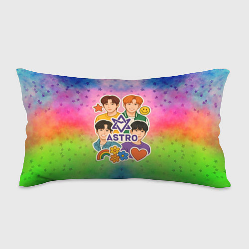 Подушка-антистресс Astro коллаж из стикеров / 3D-принт – фото 1