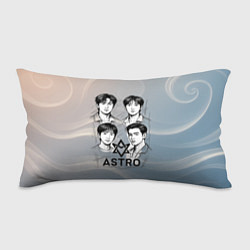 Подушка-антистресс Astro черно - белый рисунок, цвет: 3D-принт