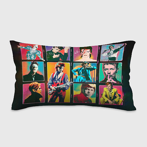 Подушка-антистресс David Bowie vintage collage / 3D-принт – фото 1