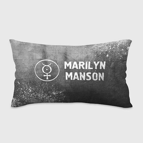 Подушка-антистресс Marilyn Manson - grey gradient по-горизонтали / 3D-принт – фото 1