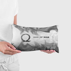 Подушка-антистресс God of War - white gradient по-горизонтали, цвет: 3D-принт — фото 2