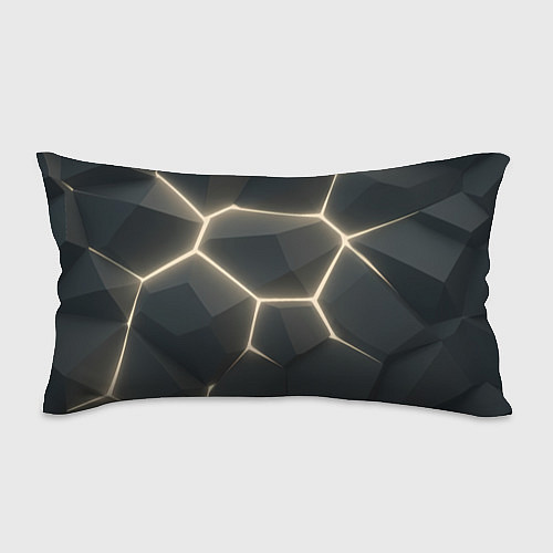 Подушка-антистресс Объемные серые плиты / 3D-принт – фото 1