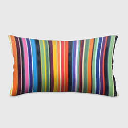 Подушка-антистресс Разноцветная полоска, цвет: 3D-принт