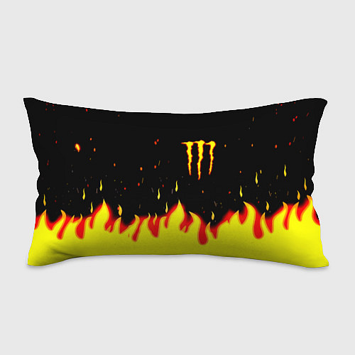 Подушка-антистресс Monster energy fire steel / 3D-принт – фото 1