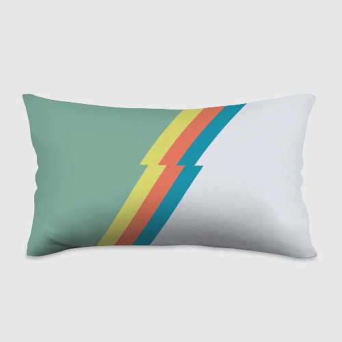 Подушка-антистресс Рок молния Боуи весенняя палитра / 3D-принт – фото 1