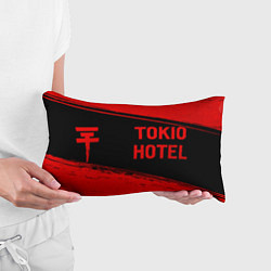 Подушка-антистресс Tokio Hotel - red gradient по-горизонтали, цвет: 3D-принт — фото 2