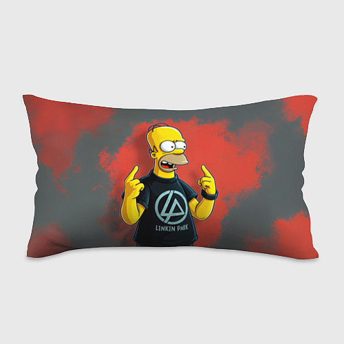 Подушка-антистресс Гомер в футболке Linkin Park / 3D-принт – фото 1