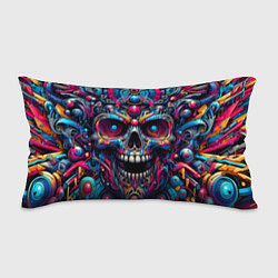 Подушка-антистресс Colorful cyber skull - pattern