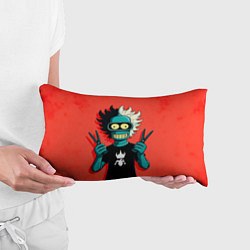Подушка-антистресс Бендер в образе рокера и парикмахера, цвет: 3D-принт — фото 2