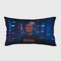 Подушка-антистресс XXXTentacion - Неоновый аниме арт, цвет: 3D-принт
