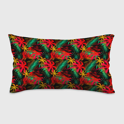 Подушка-антистресс Palm yellow red / 3D-принт – фото 1