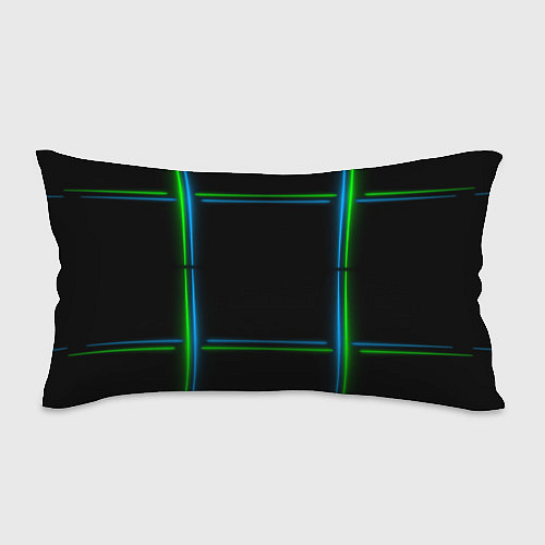 Подушка-антистресс Neon green light blue / 3D-принт – фото 1