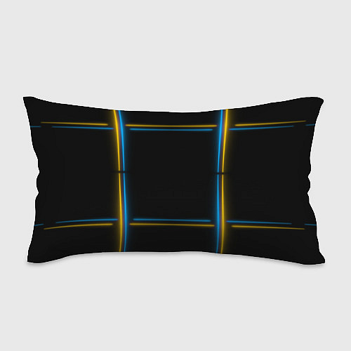 Подушка-антистресс Neon yellow light blue / 3D-принт – фото 1