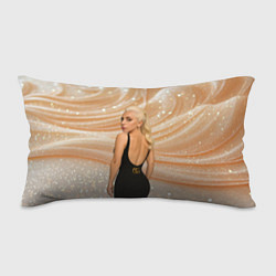 Подушка-антистресс Леди Гага в черном платье