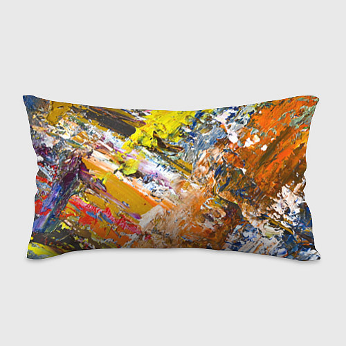 Подушка-антистресс Живая Абстракция: Поток Цветов и Форм в Постоянном / 3D-принт – фото 1