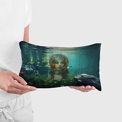 Подушка-антистресс Леди Гага под водой в аквариуме, цвет: 3D-принт — фото 2
