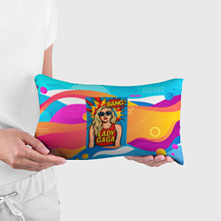Подушка-антистресс Леди Гага в стиле комиксов, цвет: 3D-принт — фото 2